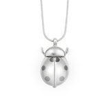 Ladybug Clock Necklace
