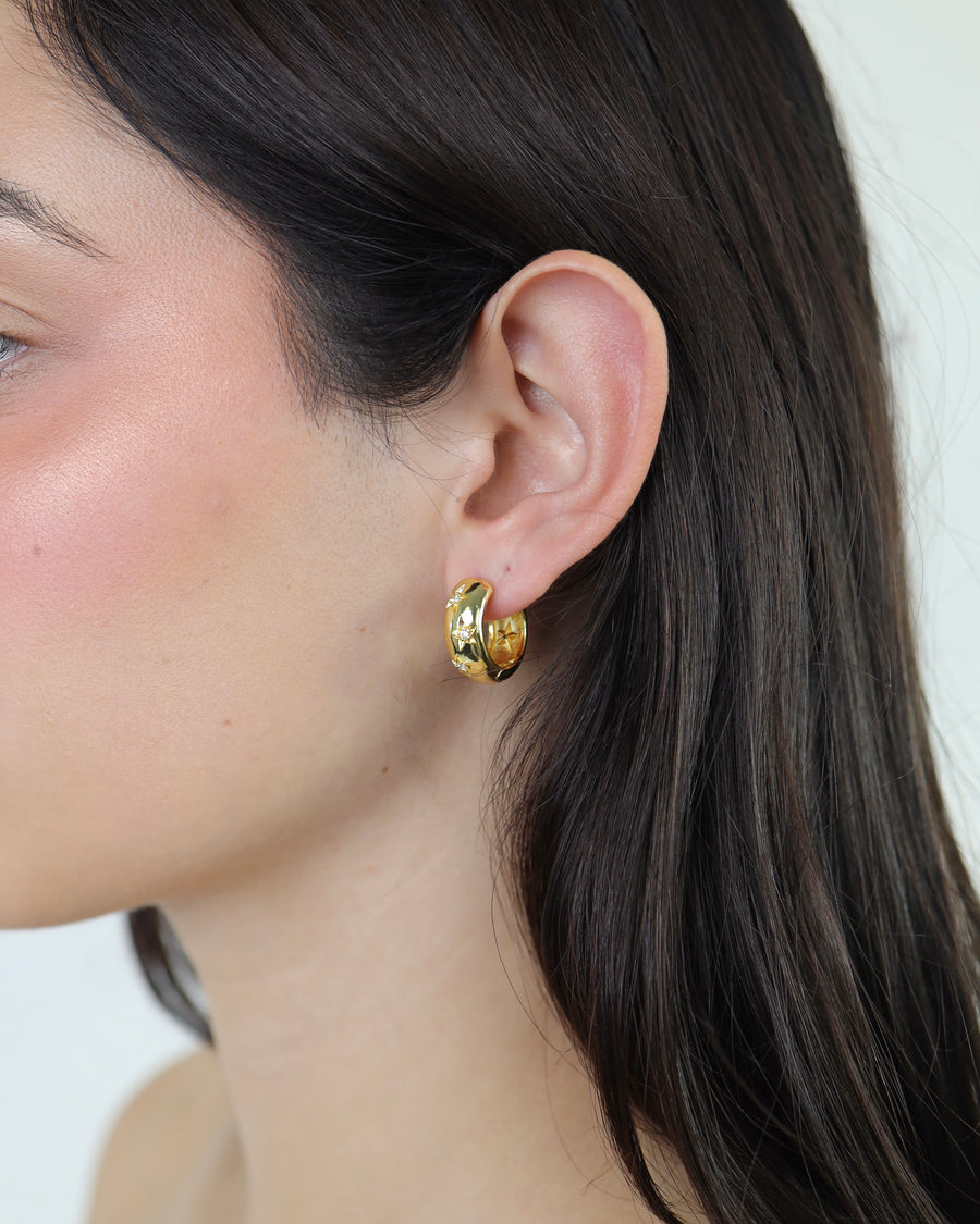 Kate Gold Hoop Earrings