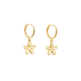 Gold Ashley Flower Earrings