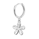 Silver Ashley Flower Earrings