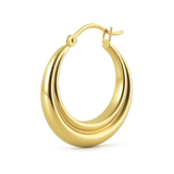 Gold Bridgette Hoops