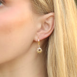 Gold Sun Earrings