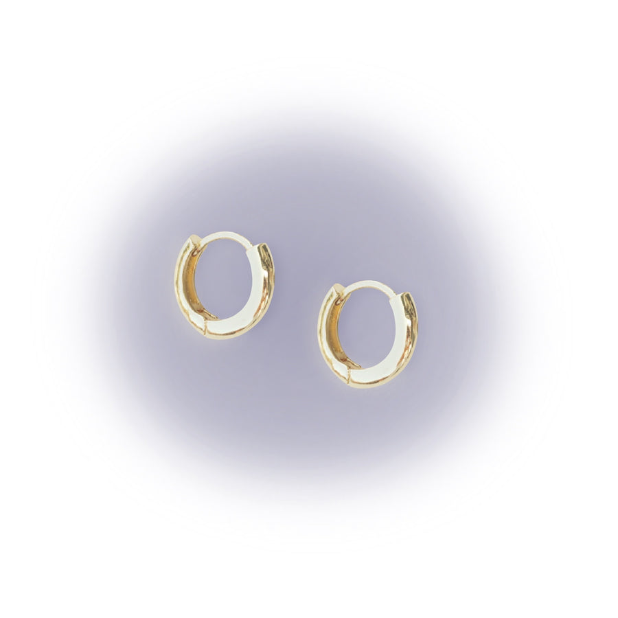 Basic 18k Gold Plated Hoops