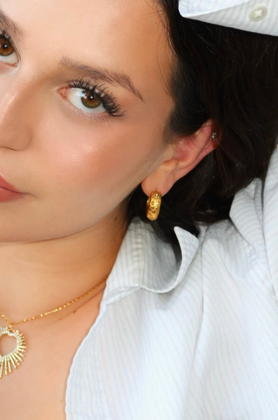 Chelsey Gold Hoops