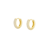Gold Rhinestone Huggies
