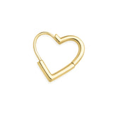 Basic Gold Heart Huggies