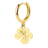Gold Lani Flower Earrings