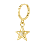 Gold Noah Star Earrings