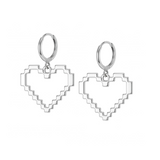Pixel Heart Earrings