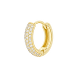 Gold Rhinestone Huggies