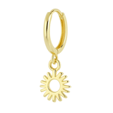 Gold Sun Earrings