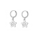 Swirly Star Earrings