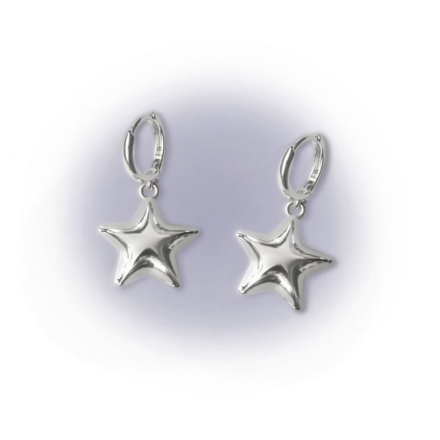 Silver Astra Earrings